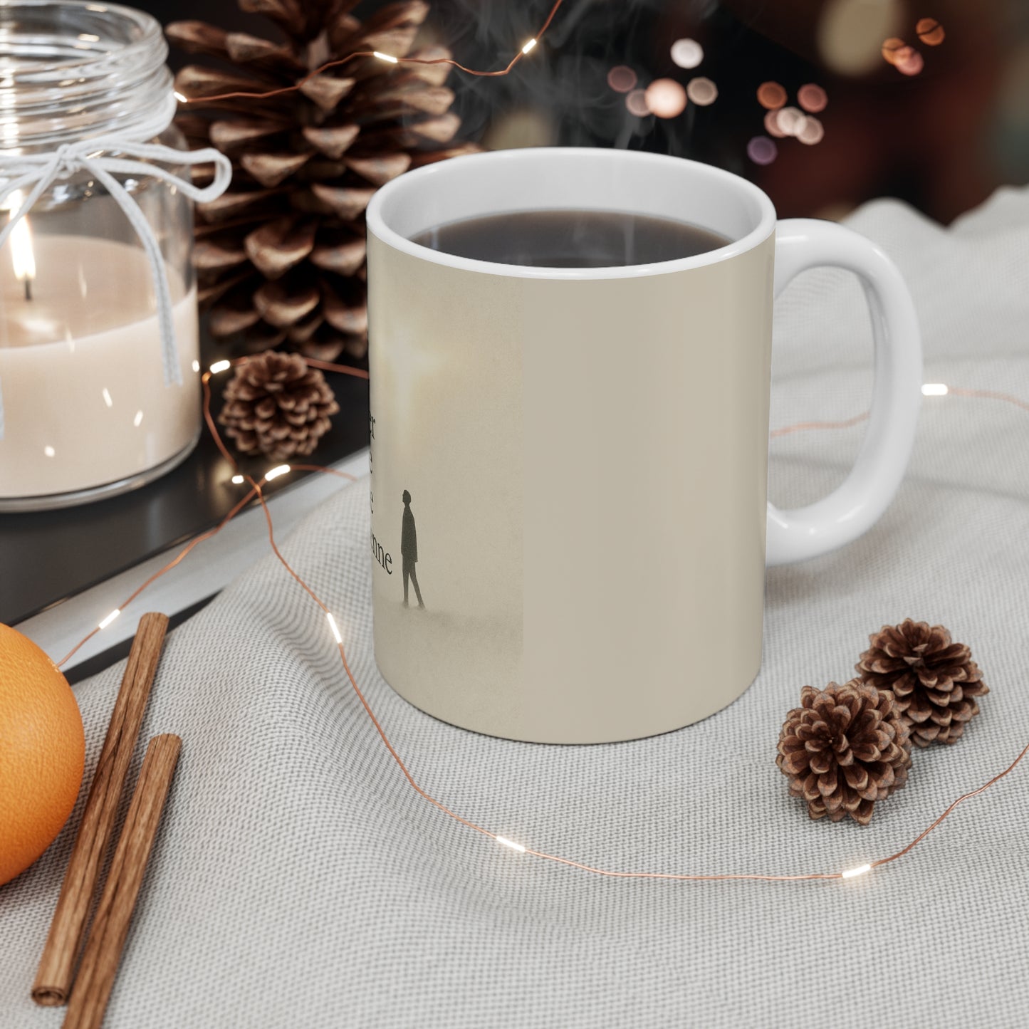 La foi, c'est Aimer l'invisible jusqu'à ce qu'il devienne réel. Mug — UNIK.