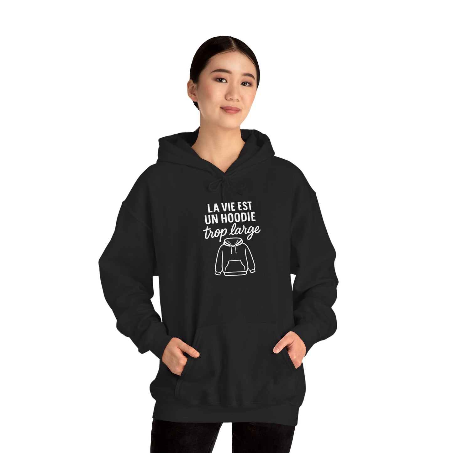 La Vie Est Un Hoodie Trop Large Hoodie — UNIK.