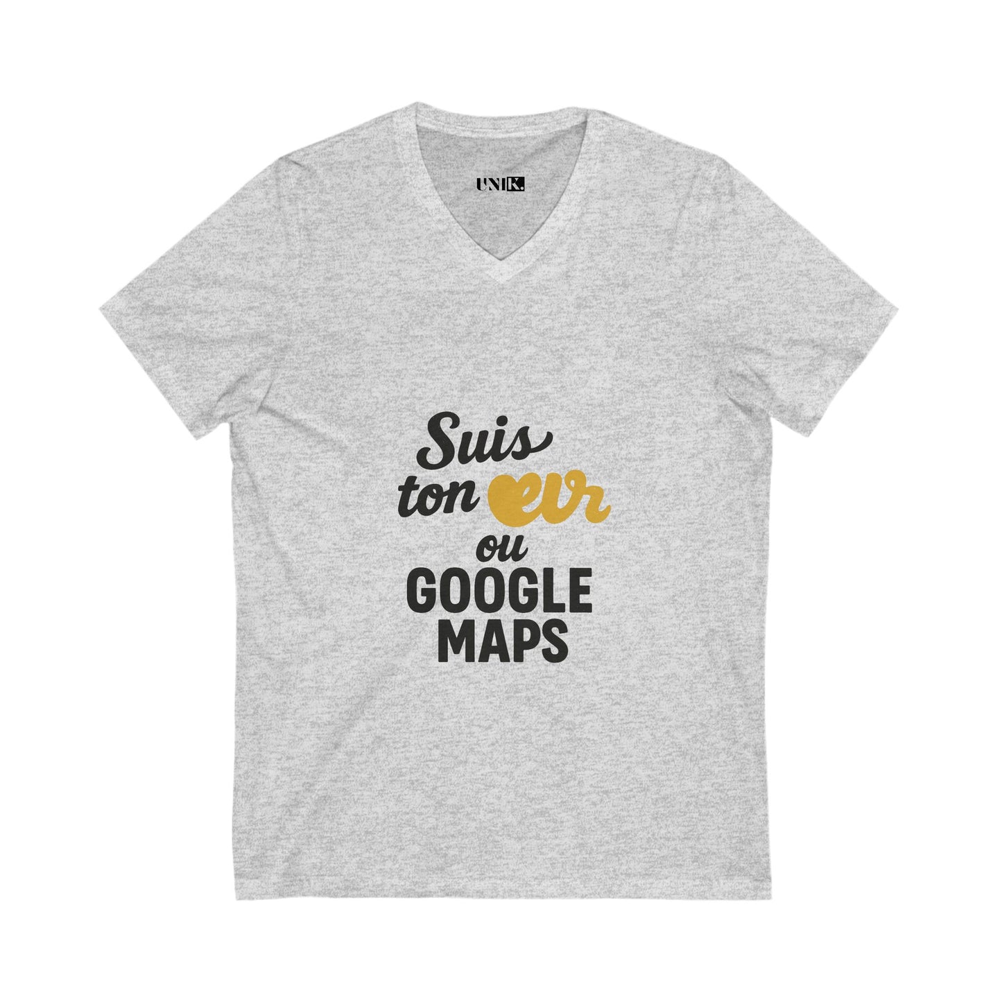 Suis Ton Coeur Ou Google Maps Tee — UNIK.