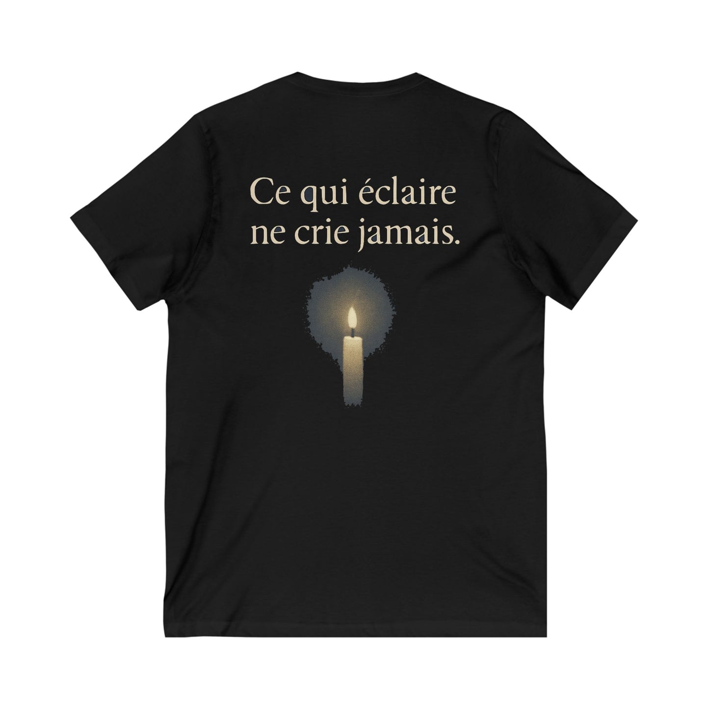 Ce qui Eclaire Ne Crie Jamais Tee — UNIK.