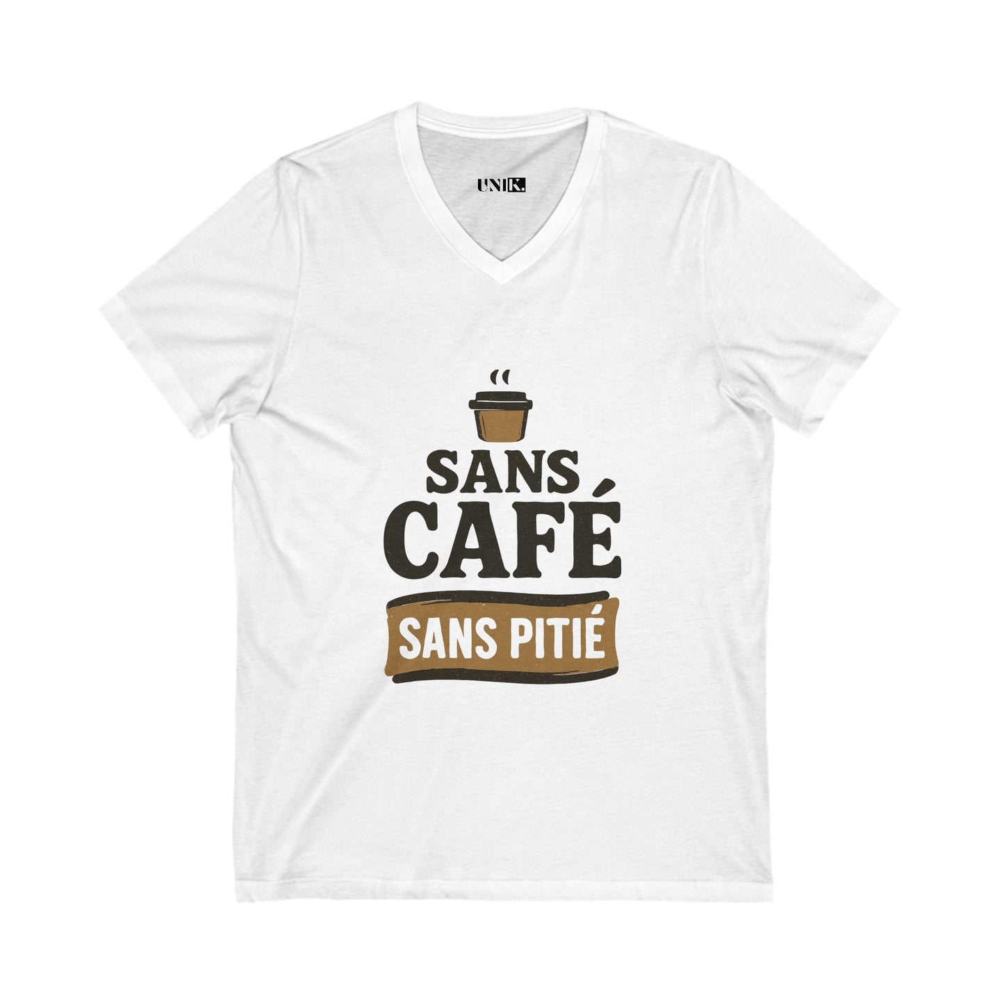 Sans Café Sans Pitié Mug Tee — UNIK.