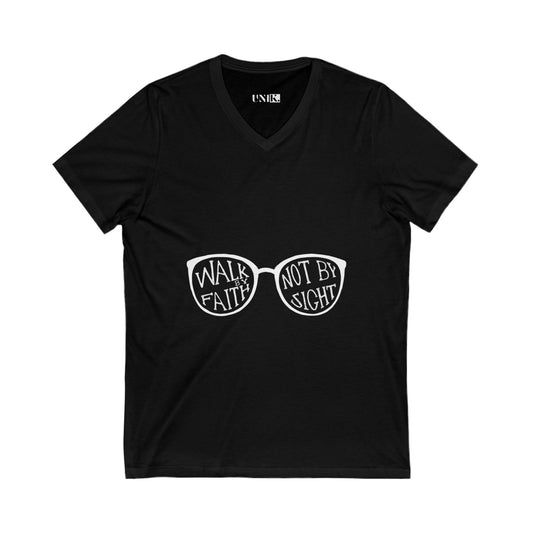 Walk By Faith Not By Sight Black Mug Tee — UNIK.